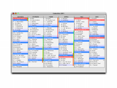 Calendrier 2011 blanc 1er semestre