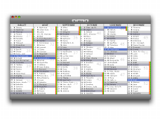 Calendrier 2011 blanc 2me semestre