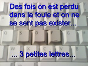 SDF sur clavier