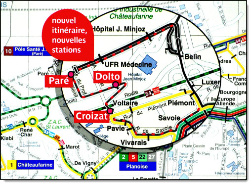 Nouelles Stations Ginko ligne 27