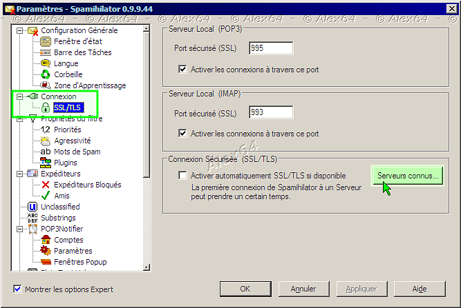  Connexion SSL 